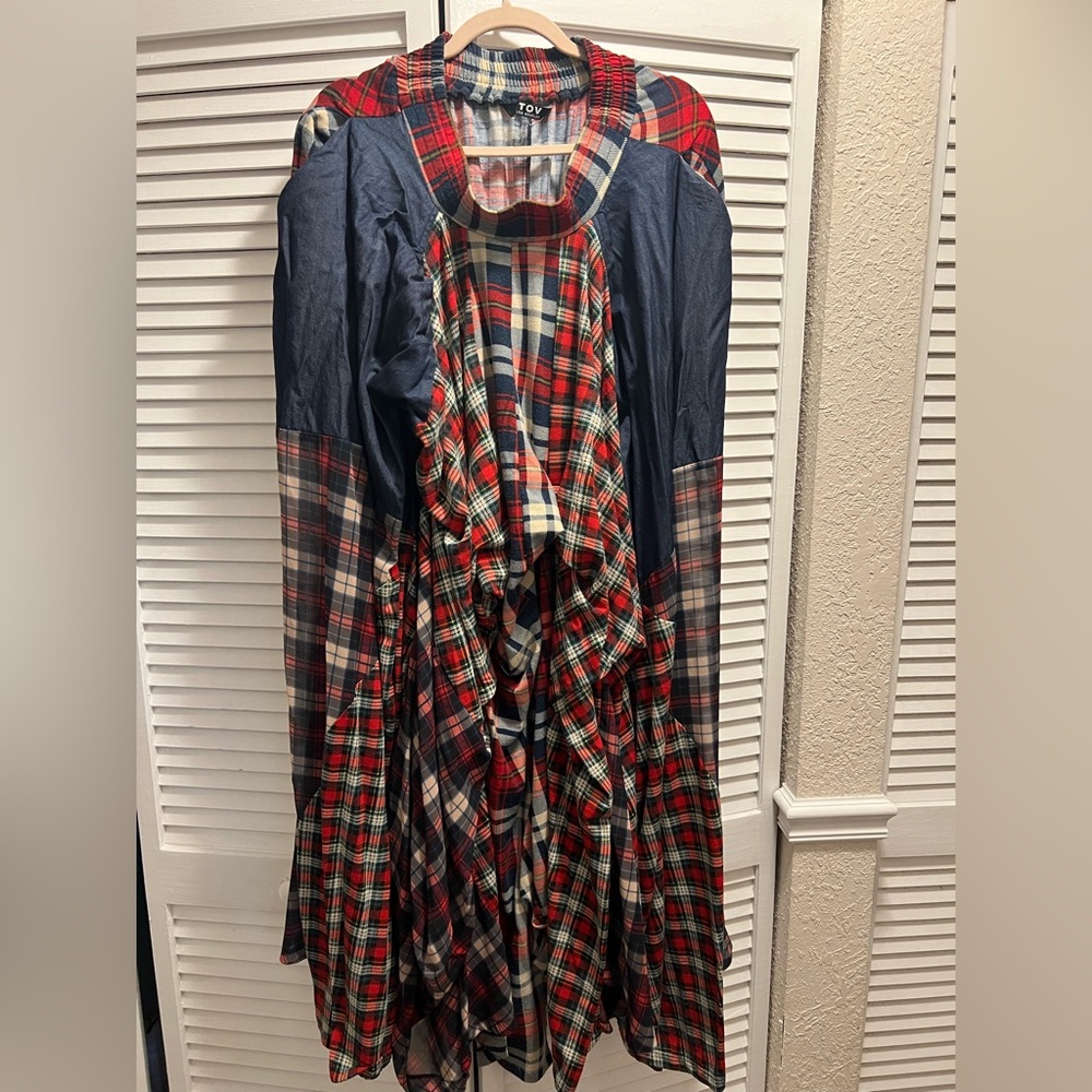 Jane Red plaid
